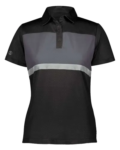 Holloway 222776 Women's Prism Bold Polo — blank polo, front view