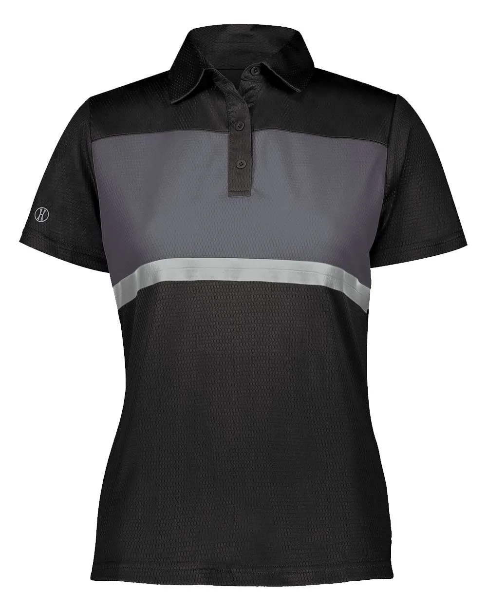 Holloway 222776 Women's Prism Bold Polo — blank polo, front view