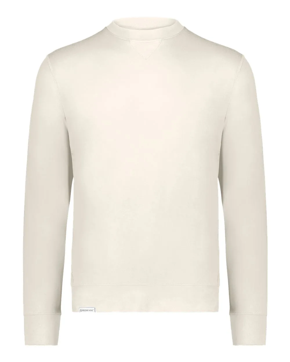 Holloway 223503 Unisex Eco Revive™ Ventura Soft Knit Crewneck Sweatshirt — blank crewneck sweatshirt, front view
