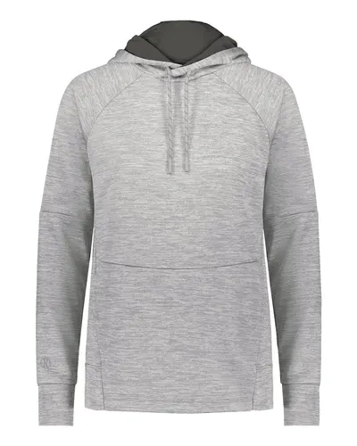 Holloway 223780 Women's All-Pro Performance Fleece Hooded Sweatshirt — blank hooded sweatshirt, front view