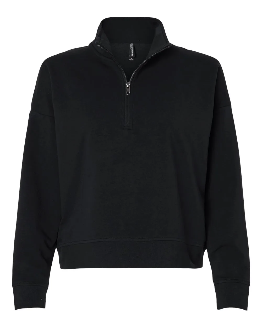 Independent Trading Co. EXP15WPQ Women's Perform Quarter-Zip Pullover — blank garment, front view