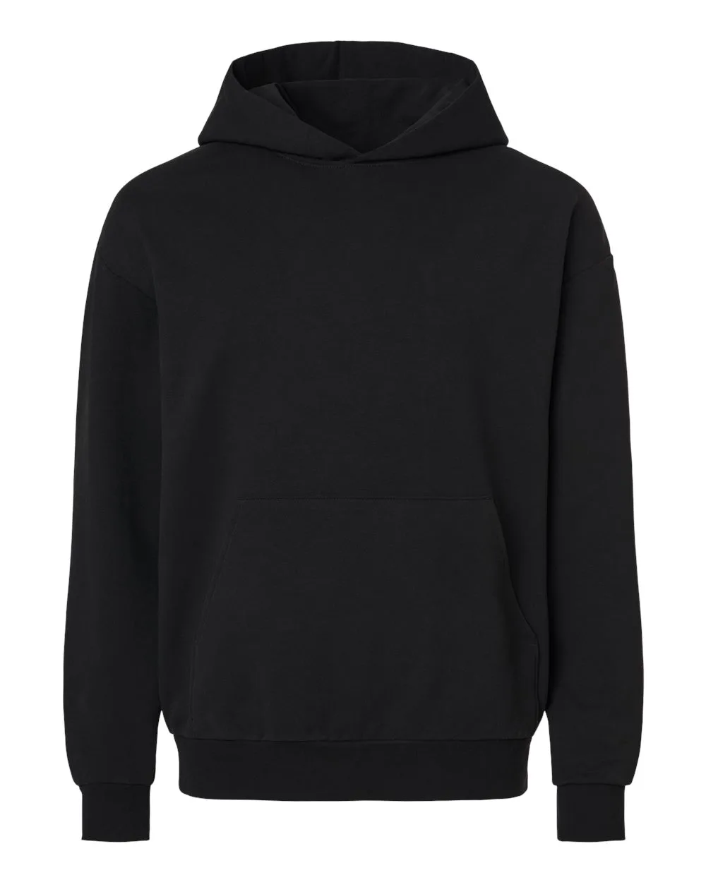 Independent Trading Co. INDLUXHOOD Lux Heavyweight Modal Hooded Sweatshirt — blank hooded sweatshirt, front view