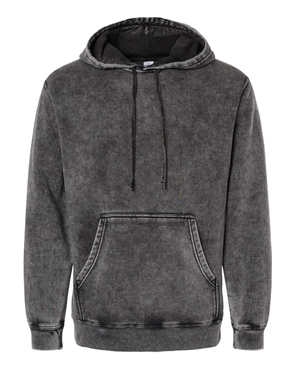 Independent Trading Co. PRM4500MW Unisex Midweight Mineral Wash Hooded Sweatshirt — blank hooded sweatshirt, front view