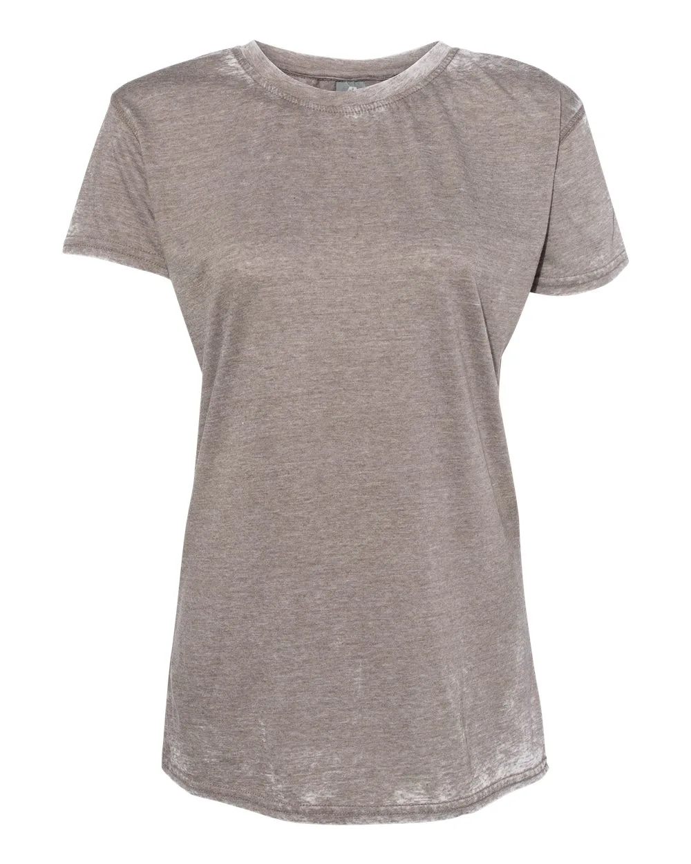 J. America 8116 Women’s Zen Jersey T-Shirt — blank t-shirt, front view