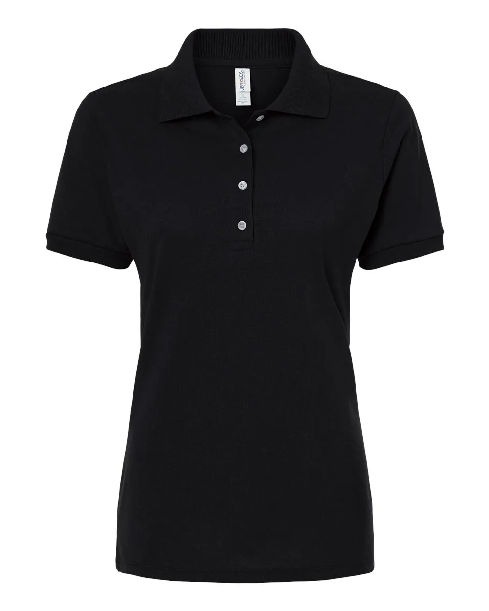JERZEES 437F Women's Dri-Power® Polo — blank polo, front view