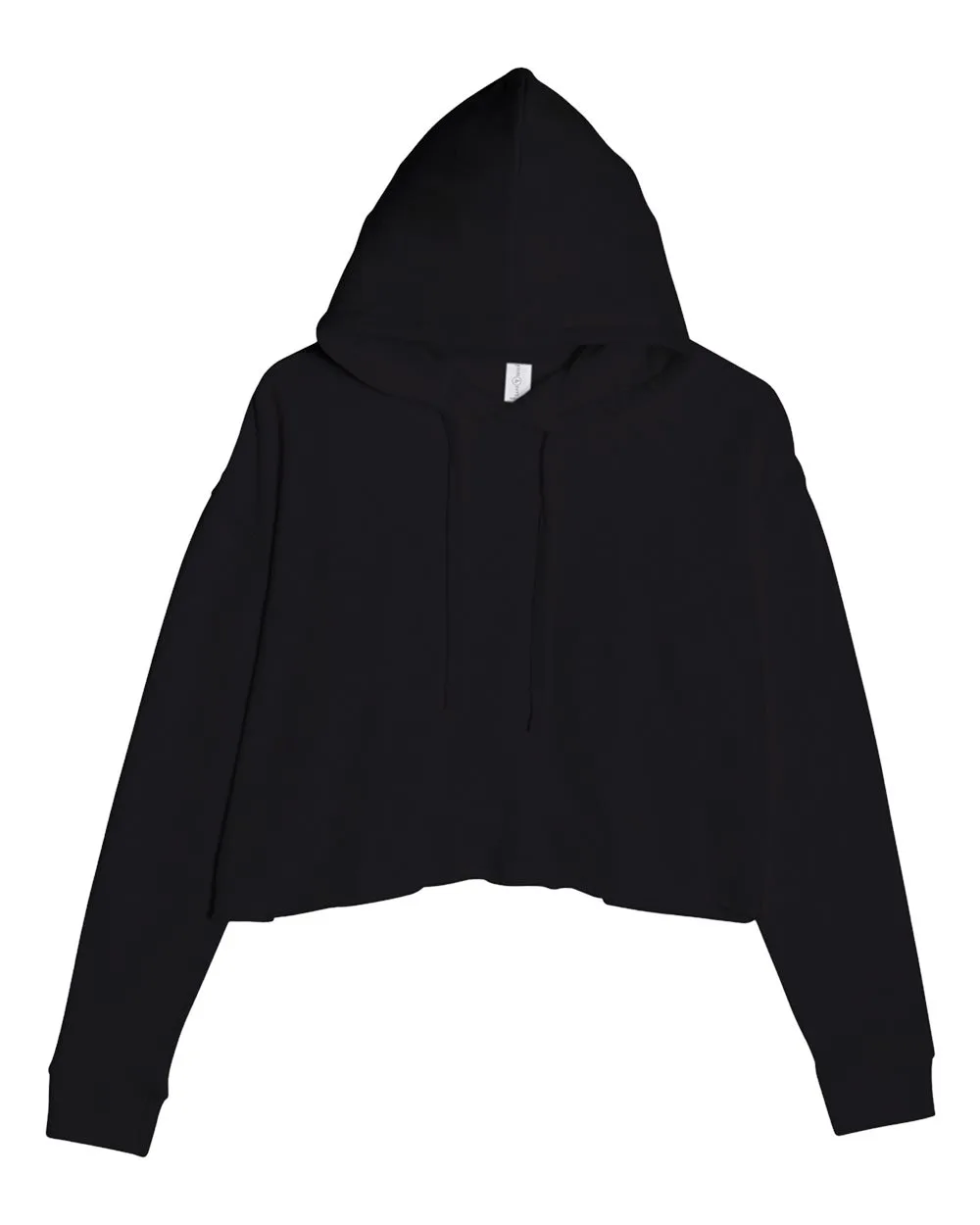 Lane Seven LS12000 Women's Cropped Hoodie Sweatshirt — blank hooded sweatshirt, front view