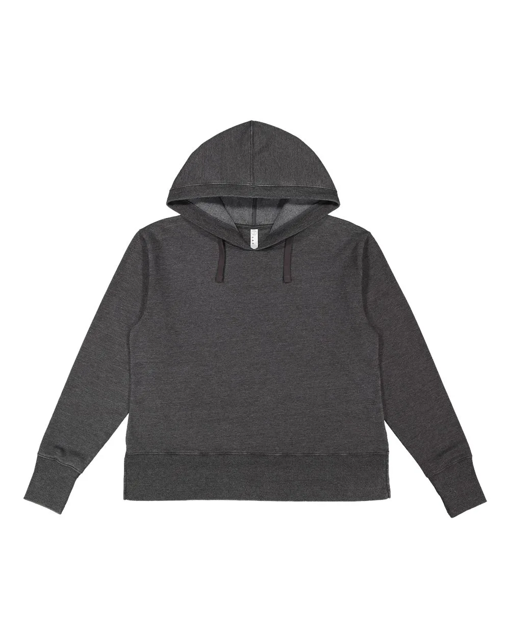LAT 3536 Women's Vintage Wash Hoodie Sweatshirt — blank hooded sweatshirt, front view
