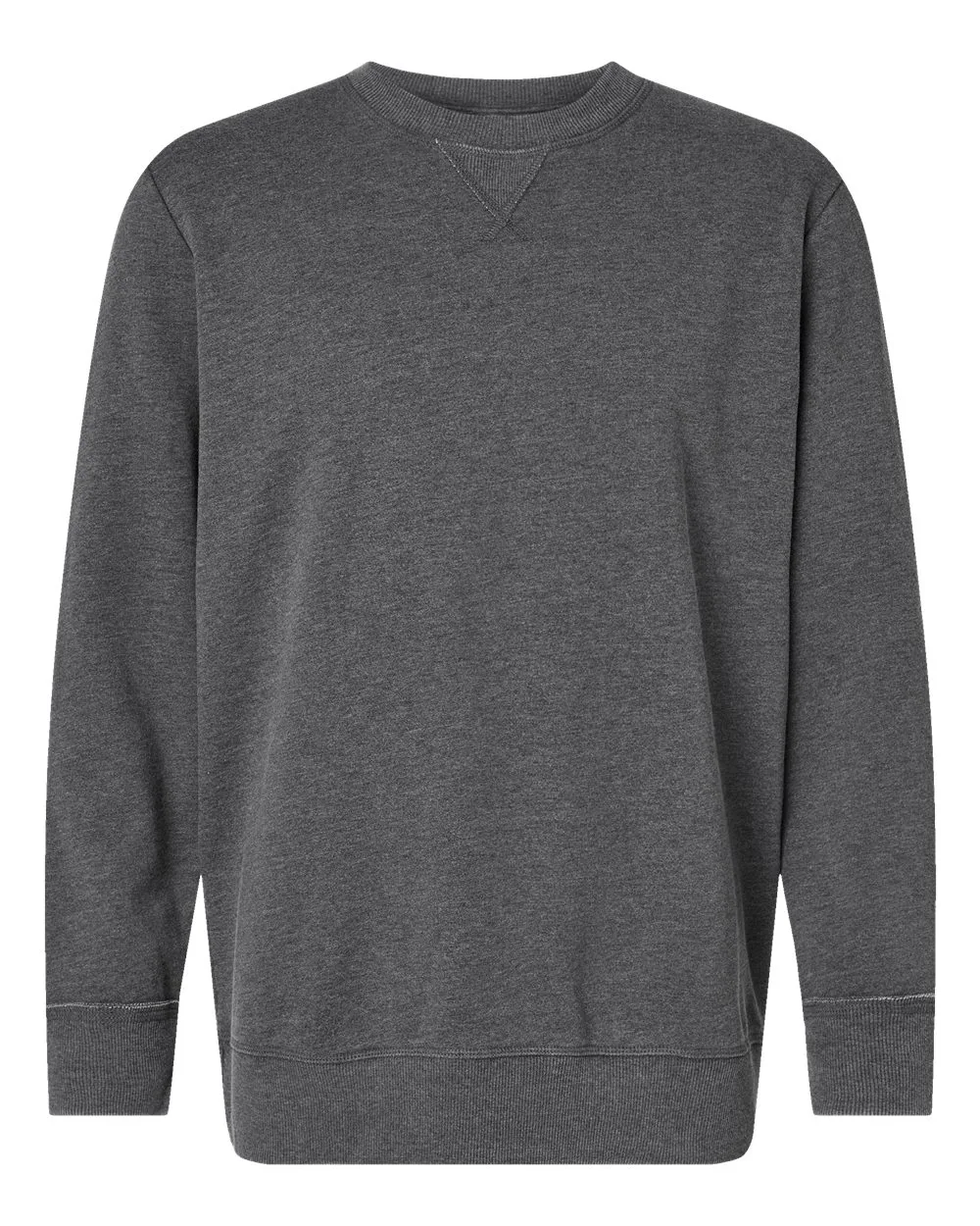 LAT 6935 Unisex Vintage Wash Crewneck Sweatshirt — blank crewneck sweatshirt, front view
