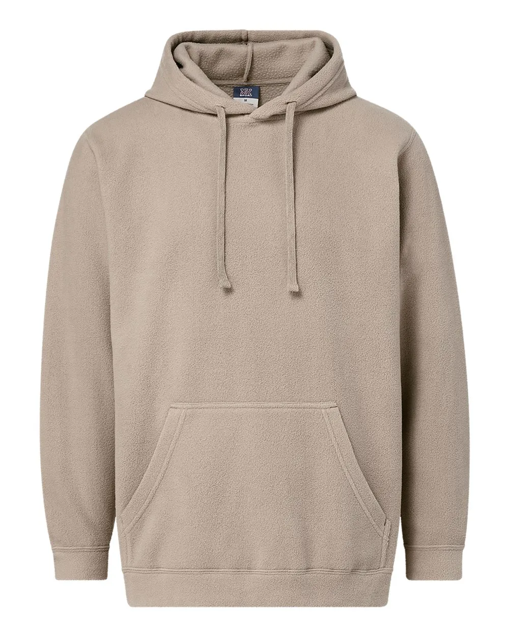 MV Sport 24701 Unisex Whisper Fleece™ Hooded Sweatshirt — blank hooded sweatshirt, front view
