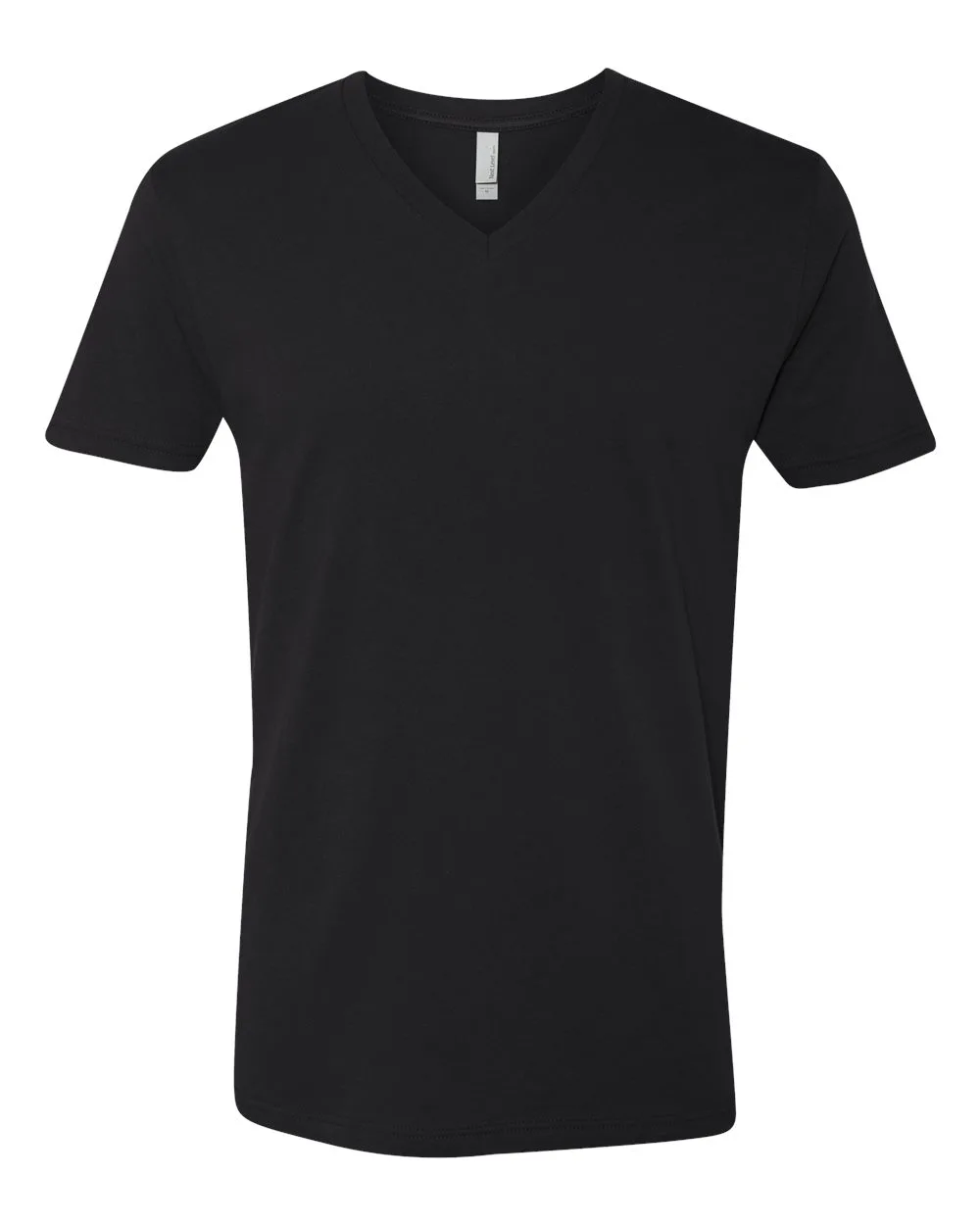 Next Level 3200 Unisex Cotton V-Neck T-Shirt — blank t-shirt, front view