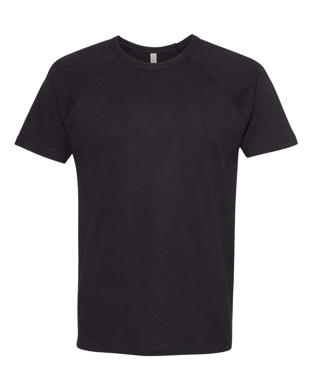 Next Level 3650 Unisex Cotton Raglan T-Shirt — blank t-shirt, front view