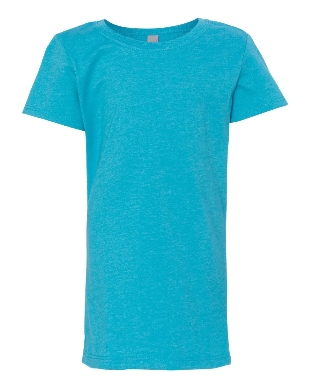 Next Level 3712 Girls’ CVC Princess T-Shirt — blank t-shirt, front view