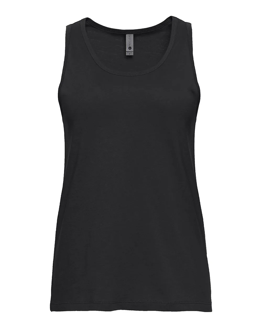 Next Level 3933 Women's Cotton Tank — blank tank top, front view