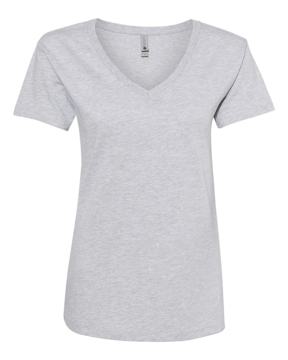 Next Level 3940 Women’s Cotton V-Neck T-Shirt — blank t-shirt, front view