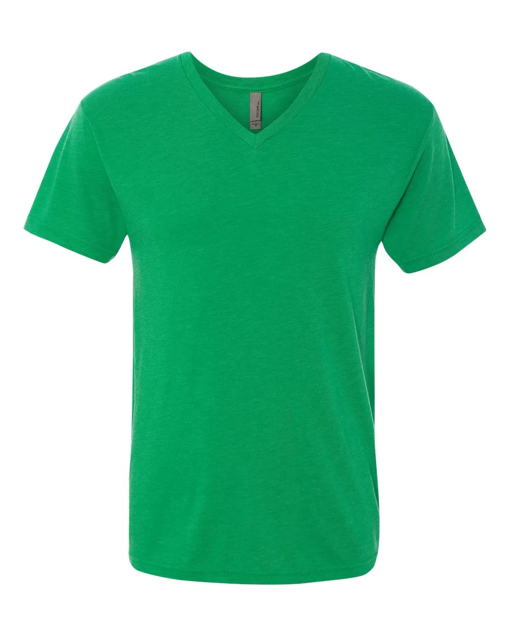 Next Level 6040 Men's Triblend V-Neck T-Shirt — blank t-shirt, front view