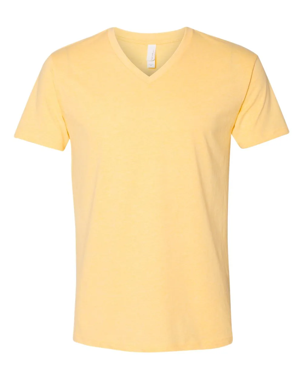 Next Level 6240 Unisex CVC V-Neck T-Shirt — blank t-shirt, front view