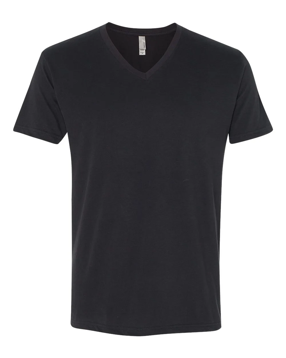 Next Level 6440 Unisex Sueded V-Neck T-Shirt — blank t-shirt, front view