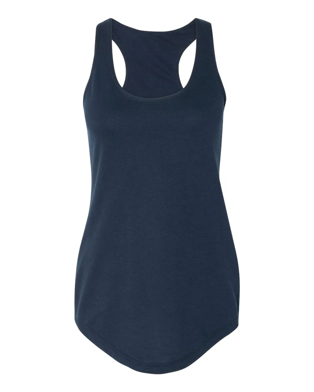 Next Level 6933 Women’s Lightweight French Terry Racerback Tank — blank tank top, front view