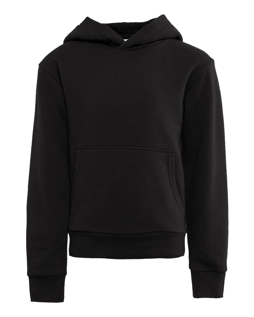 Next Level 9113 Youth Fleece Hoodie Sweatshirt — blank hooded sweatshirt, front view