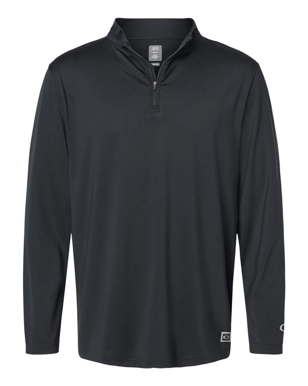 Oakley FOA402997 Men's Team Issue Podium Quarter-Zip Pullover — blank garment, front view