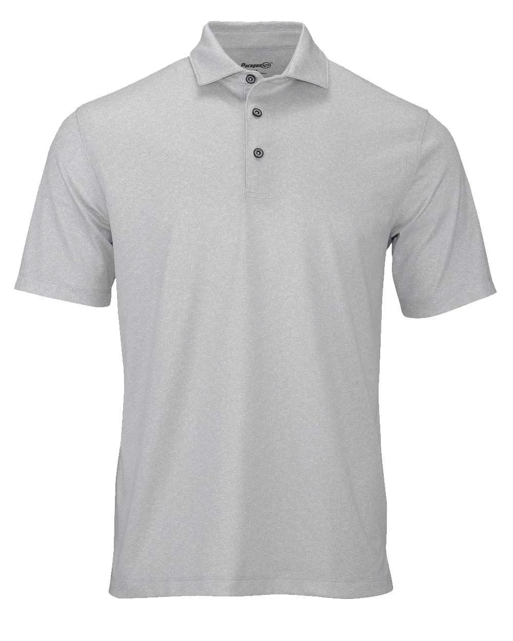 Paragon 152 Men's Derby Sublimated Heathered Polo — blank polo, front view