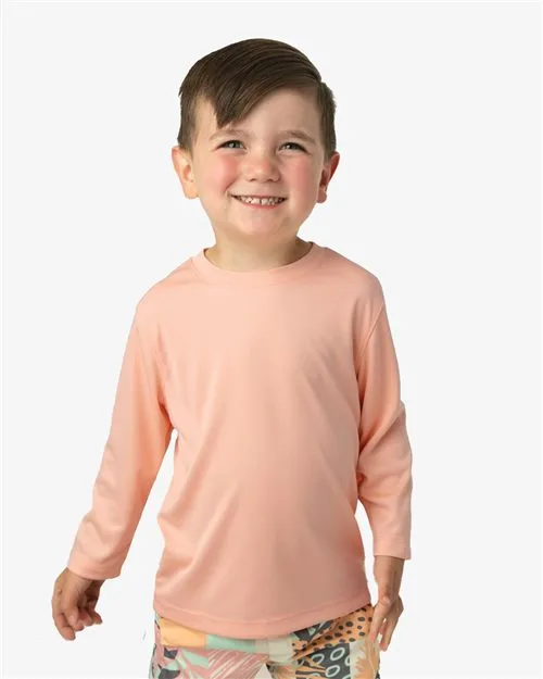 Paragon 218T Toddler Long Islander Performance Long Sleeve T-Shirt — blank long sleeve tee, front view