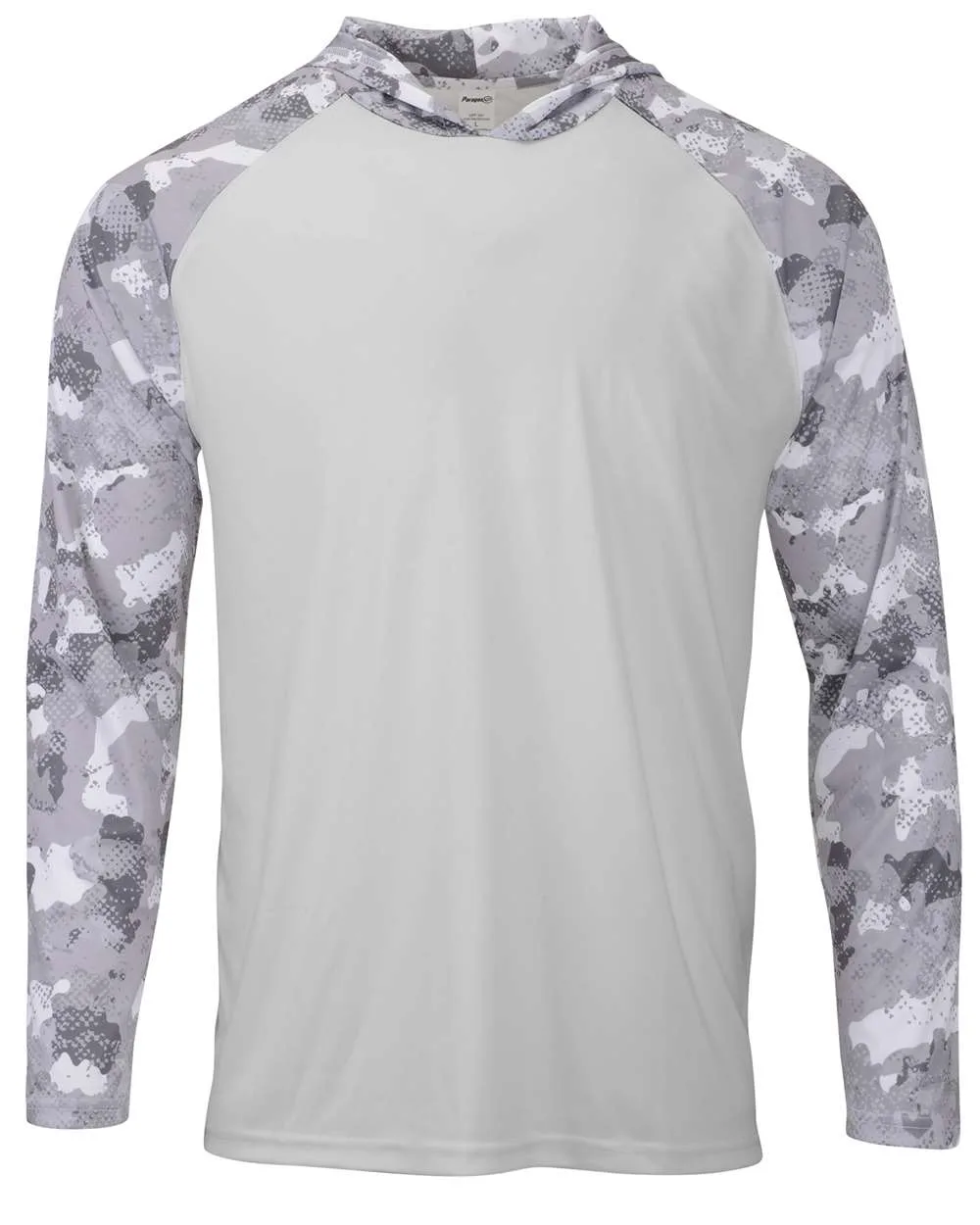 Paragon 240 Unisex Tortuga Extreme Performance Hooded T-Shirt — blank hooded sweatshirt, front view