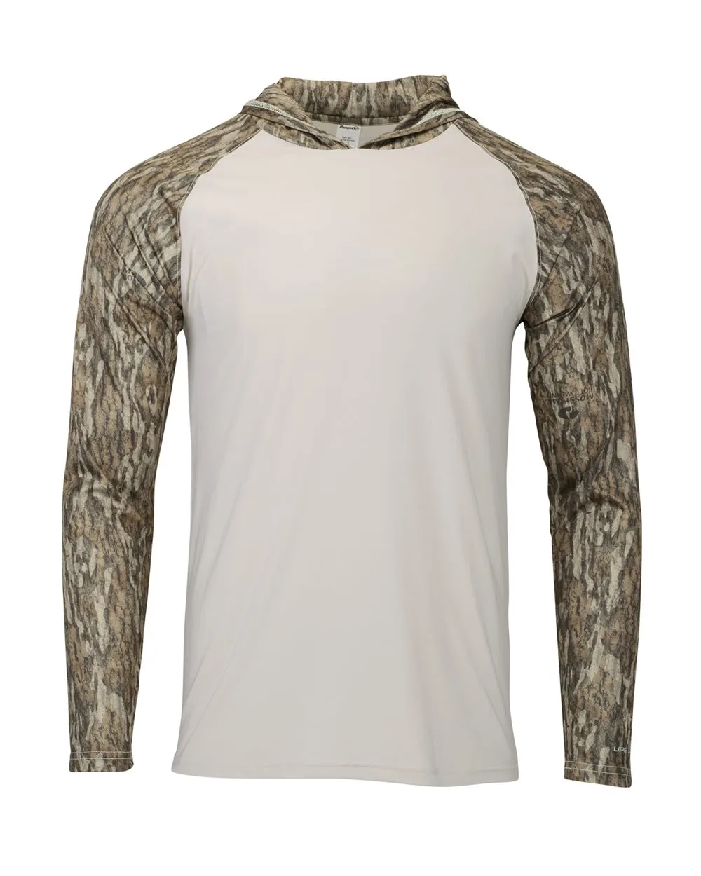 Paragon 241 Men's Biloxi Performance Colorblocked Hooded Long Sleeve T-Shirt — blank hooded sweatshirt, front view