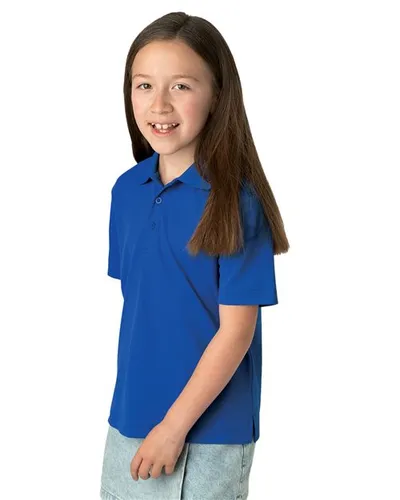 Paragon 558Y Youth Marco Performance Polo — blank polo, front view