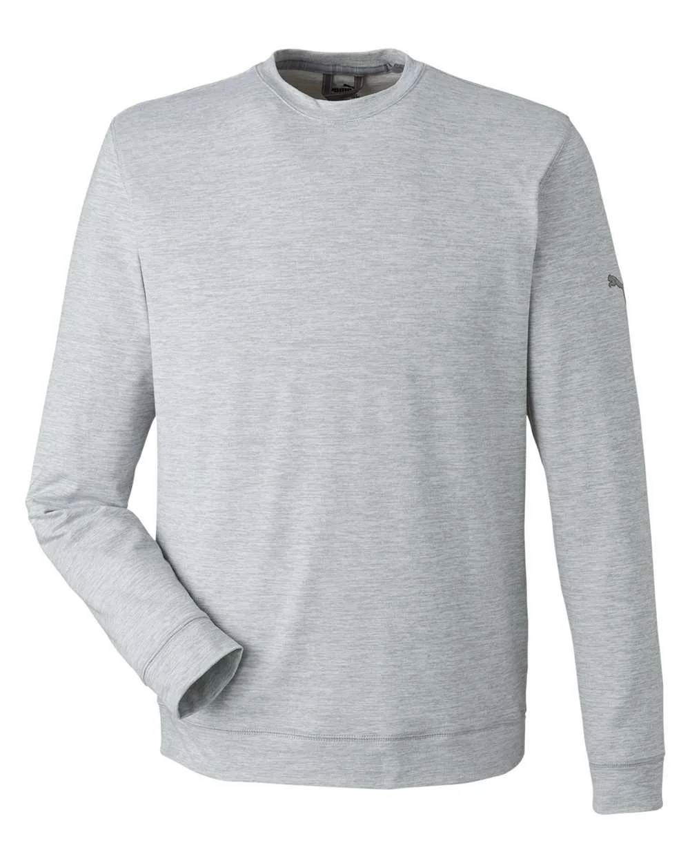 Puma Golf 531279 Men's Cloudspun Crewneck Sweatshirt — blank crewneck sweatshirt, front view