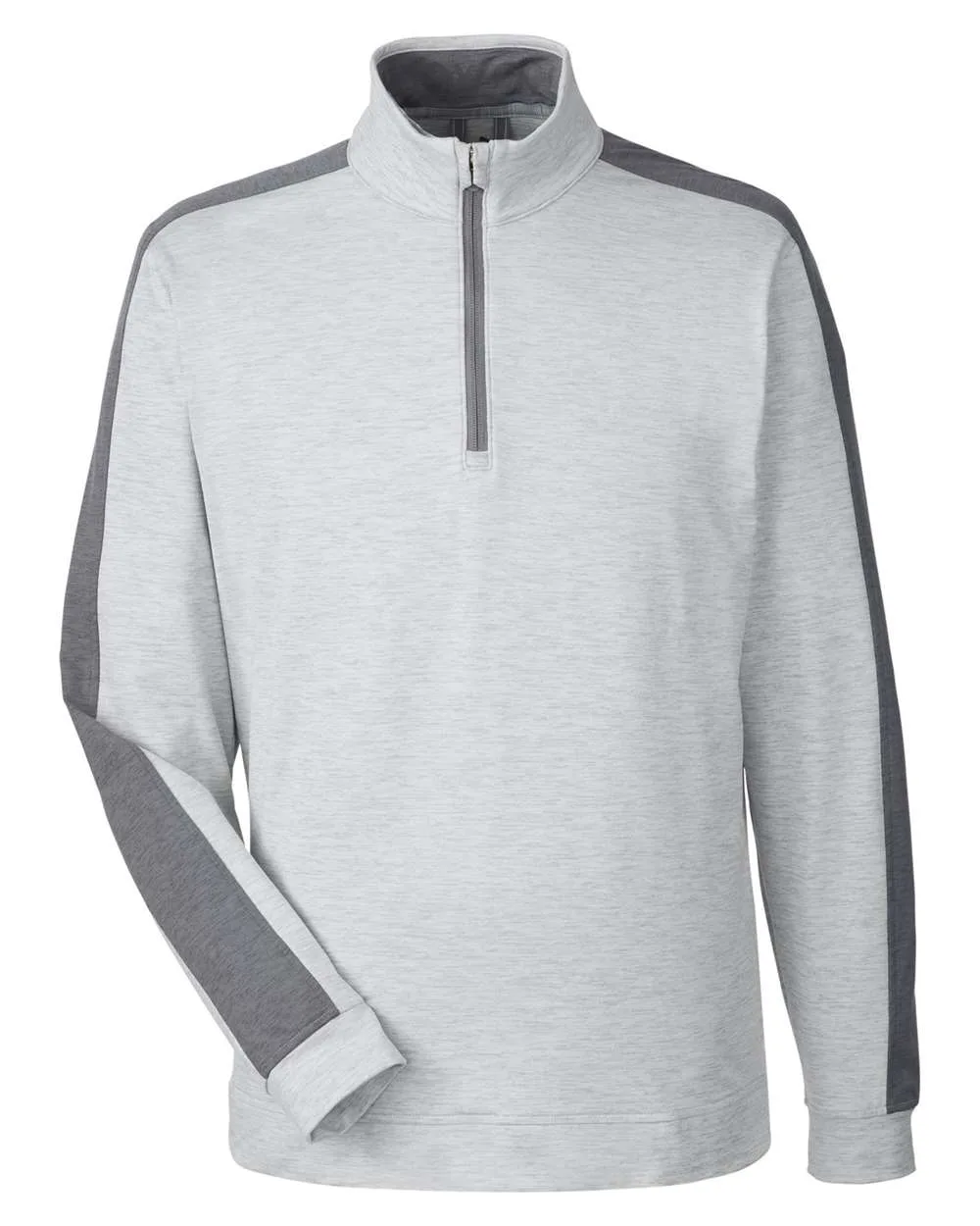 Puma Golf 599129 Men's Cloudspun Quarter-Zip Pullover — blank garment, front view