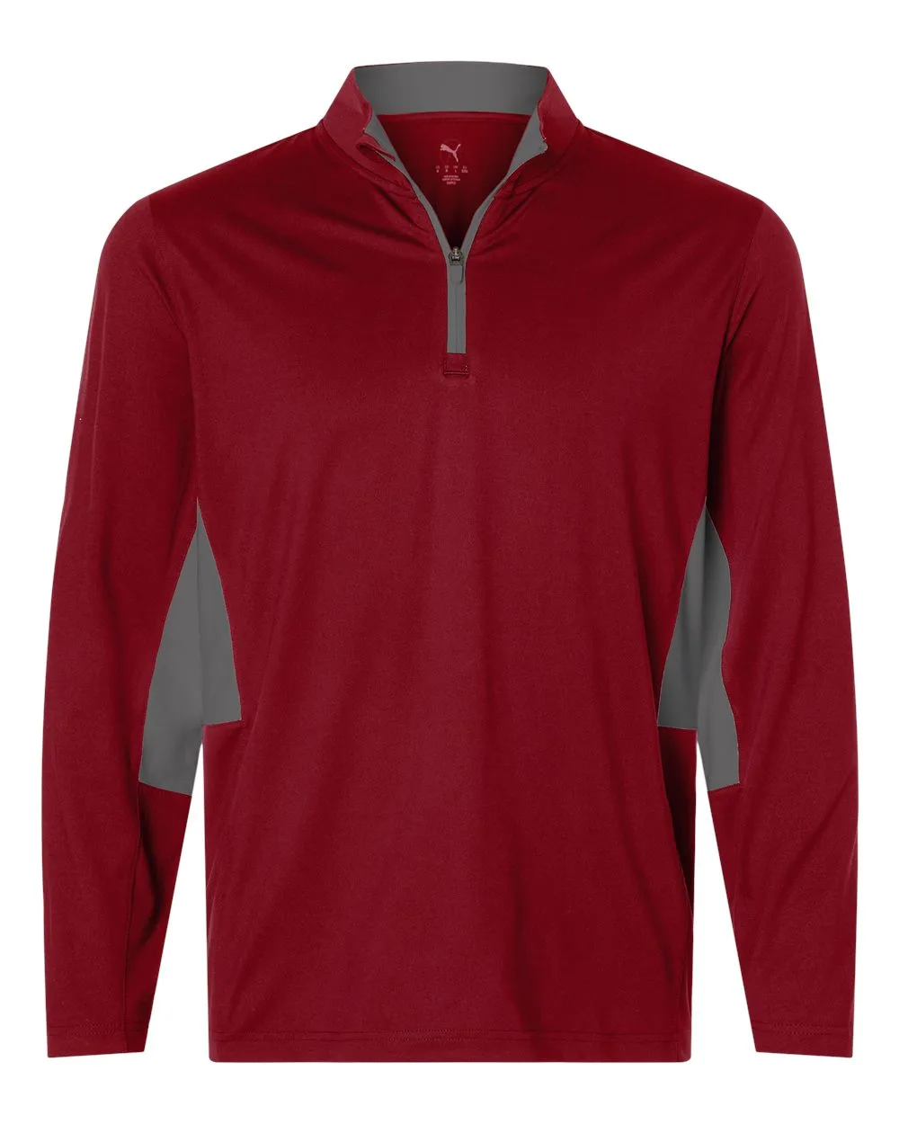 Puma Golf 628858 Men's Pure 2.0 Quarter-Zip — blank garment, front view