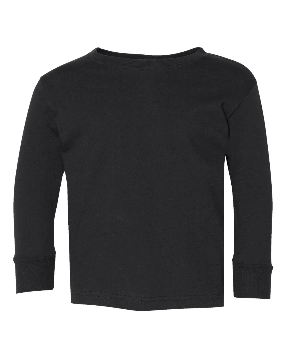 Rabbit Skins 3302 Toddler Fine Jersey Long Sleeve Tee — blank long sleeve tee, front view