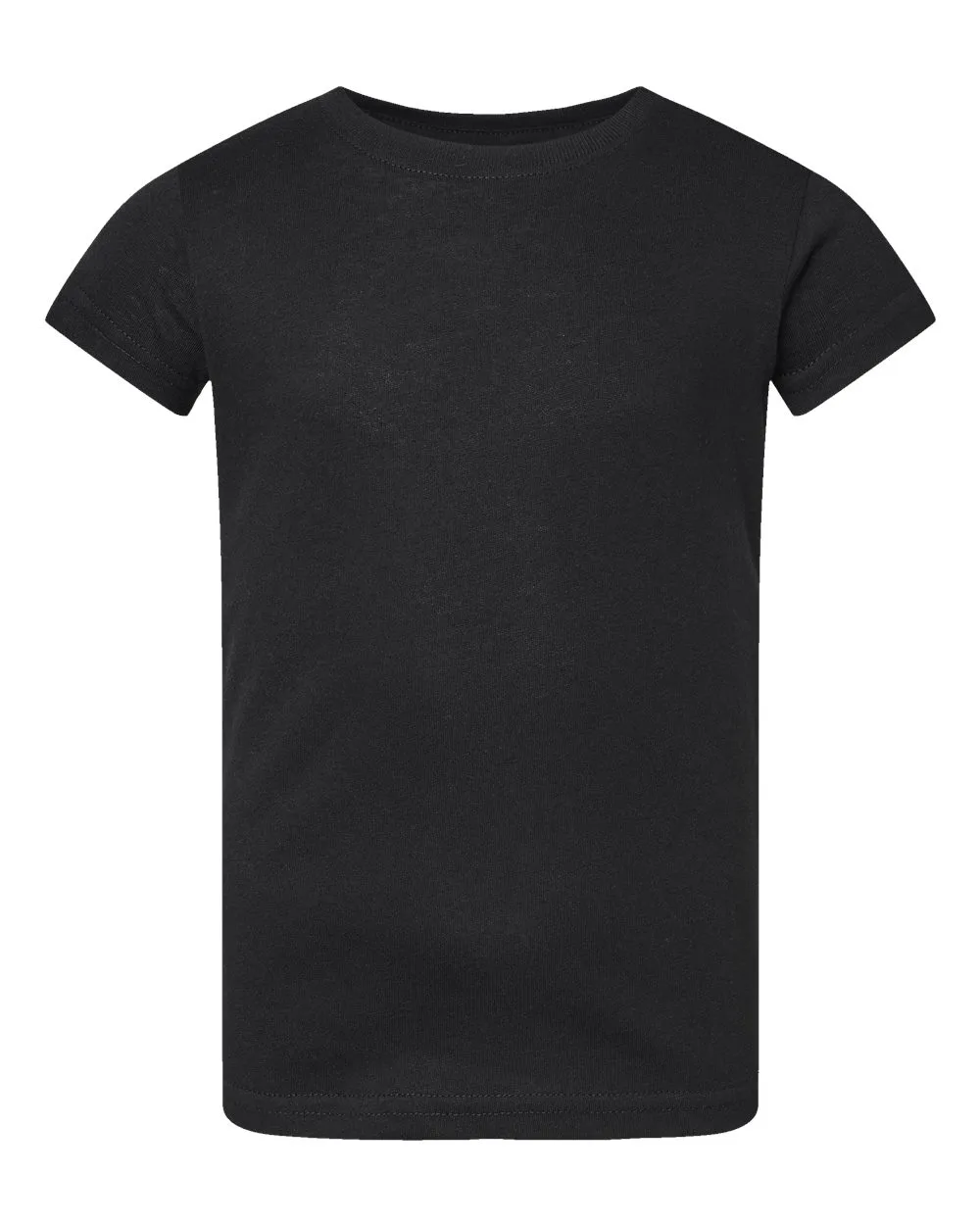 Rabbit Skins 3316 Toddler Girls Fine Jersey Tee — blank t-shirt, front view