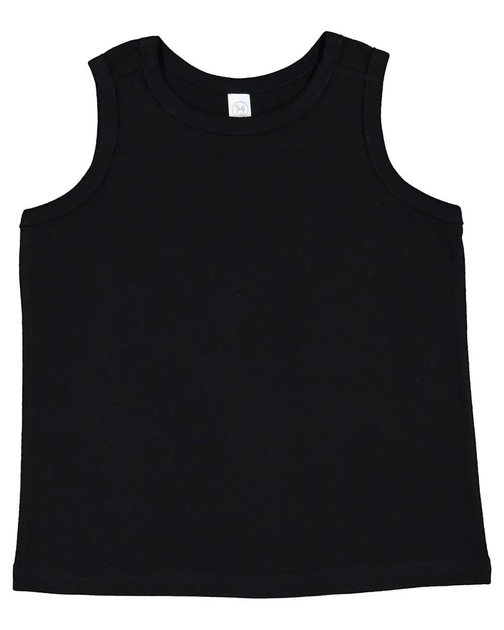Rabbit Skins 3323 Toddler Fine Jersey Tank — blank tank top, front view