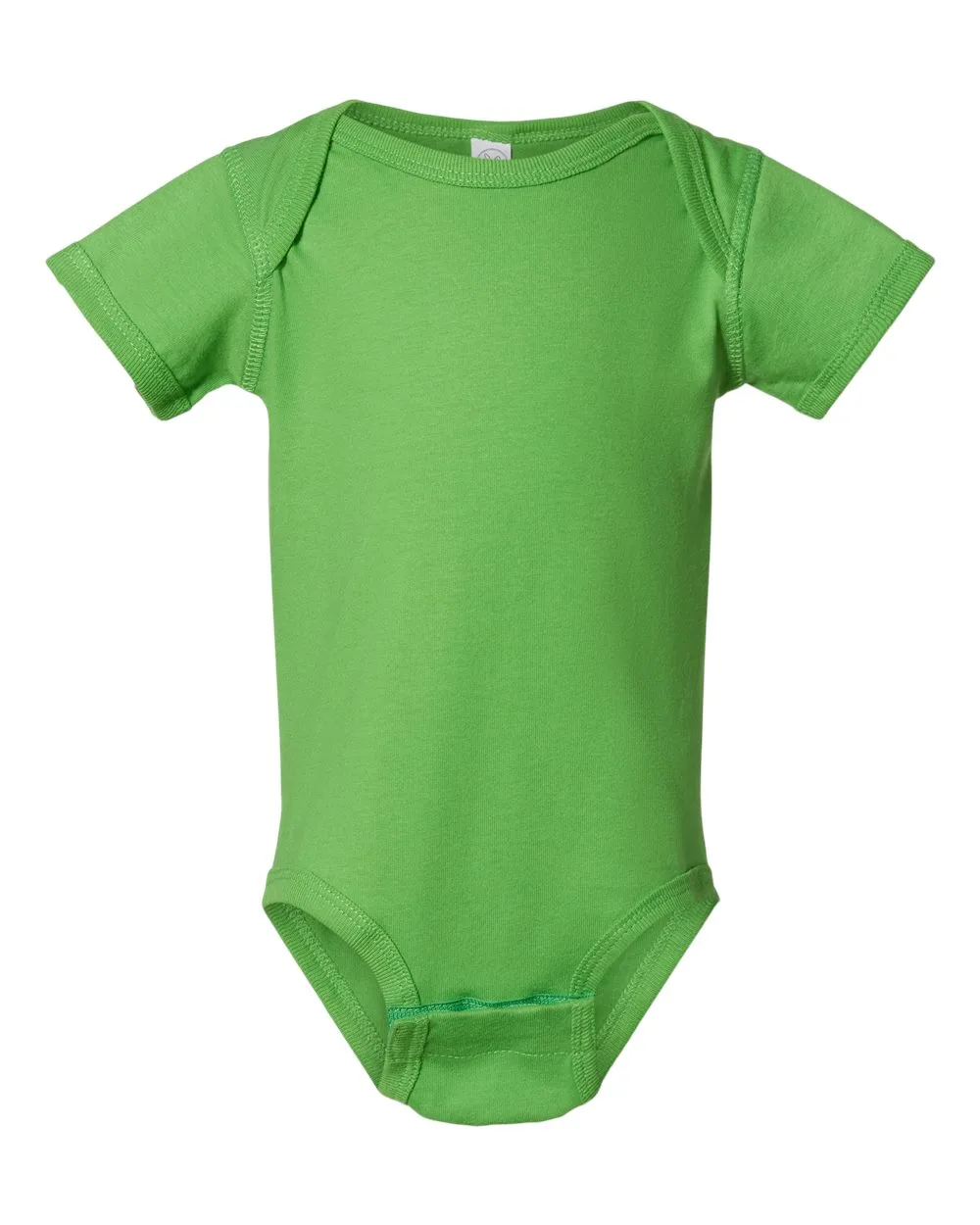 Rabbit Skins 4424 Infant Fine Jersey Bodysuit — blank t-shirt, front view