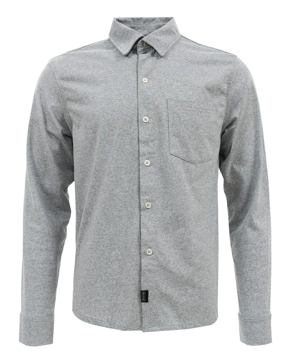 Recover EC650 Men's Eco Button Down Shirt — blank woven shirt, front view
