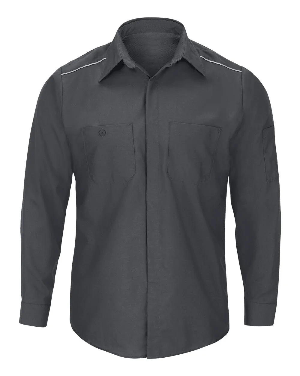 Red Kap SP3AT Men's Tall Pro Airflow Long Sleeve Work Shirt — blank garment, front view