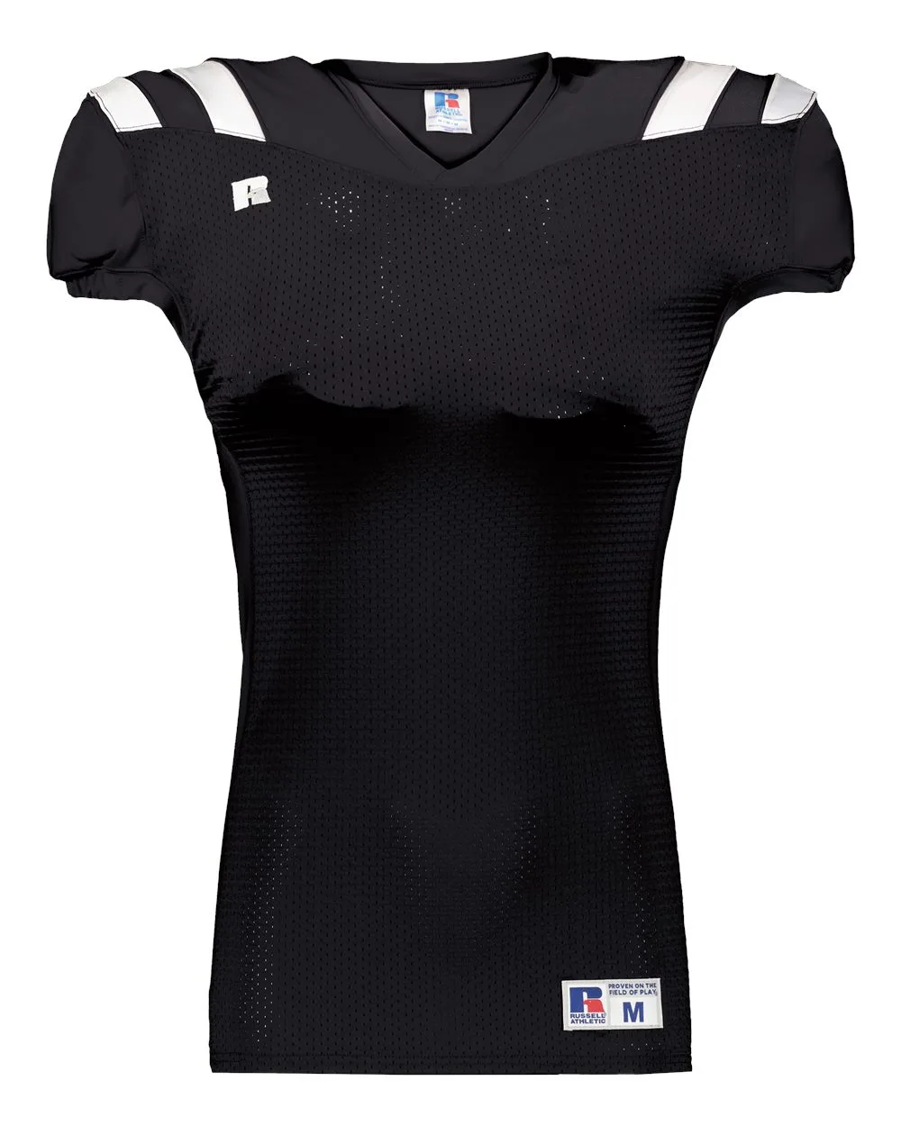 Russell Athletic R0100M Unisex Canton Football Jersey — blank t-shirt, front view