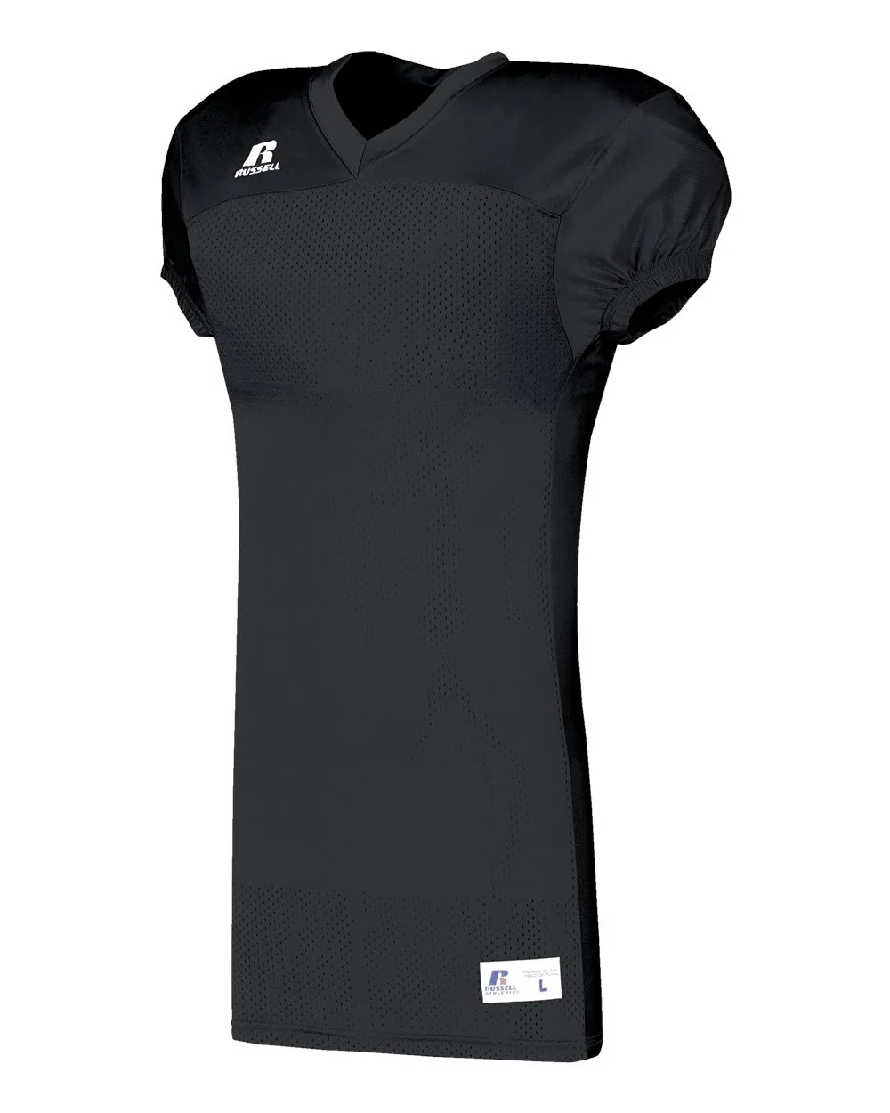 Russell Athletic S8623W Youth Jersey With Side Inserts — blank t-shirt, front view