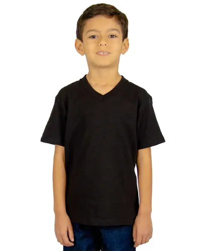 Shaka Wear SHVEEY Youth V-Neck T-Shirt — blank t-shirt, front view