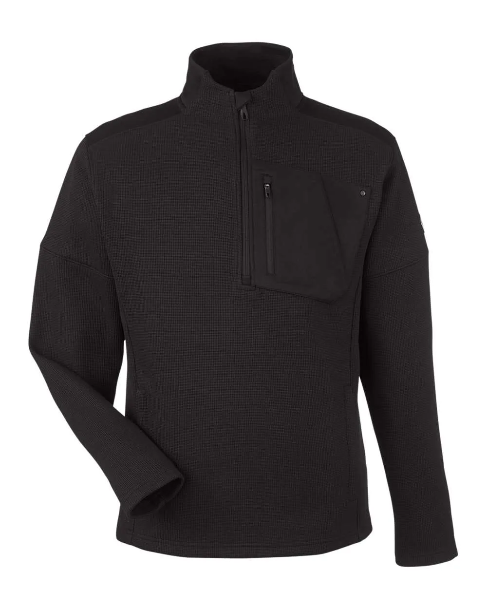Spyder S18068 Men's Constant Canyon Quarter-Zip Pullover — blank garment, front view