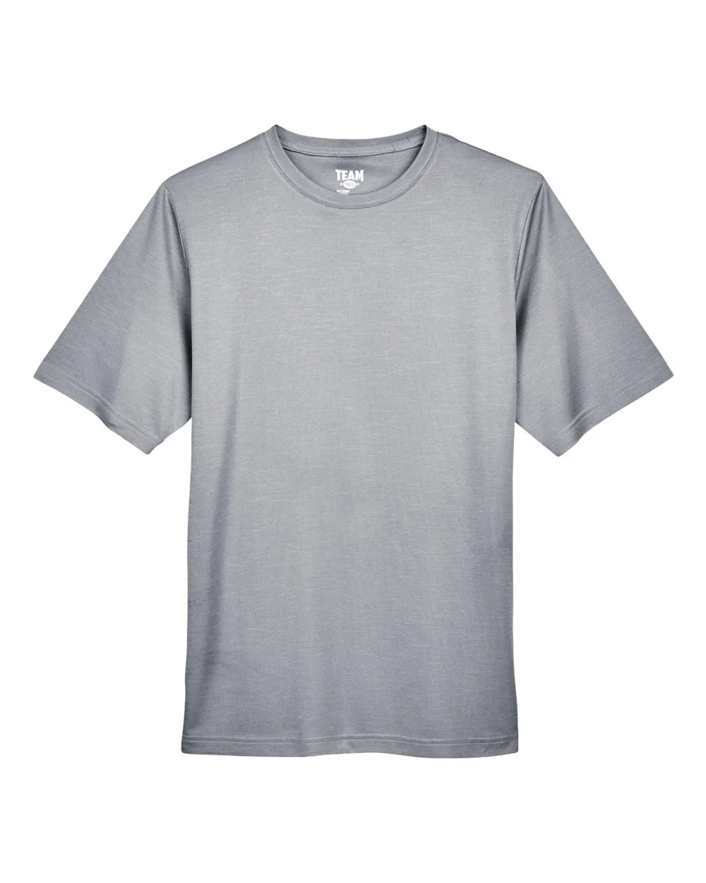 Team 365 TT11H Men's Sonic Heather Performance T-Shirt — blank t-shirt, front view