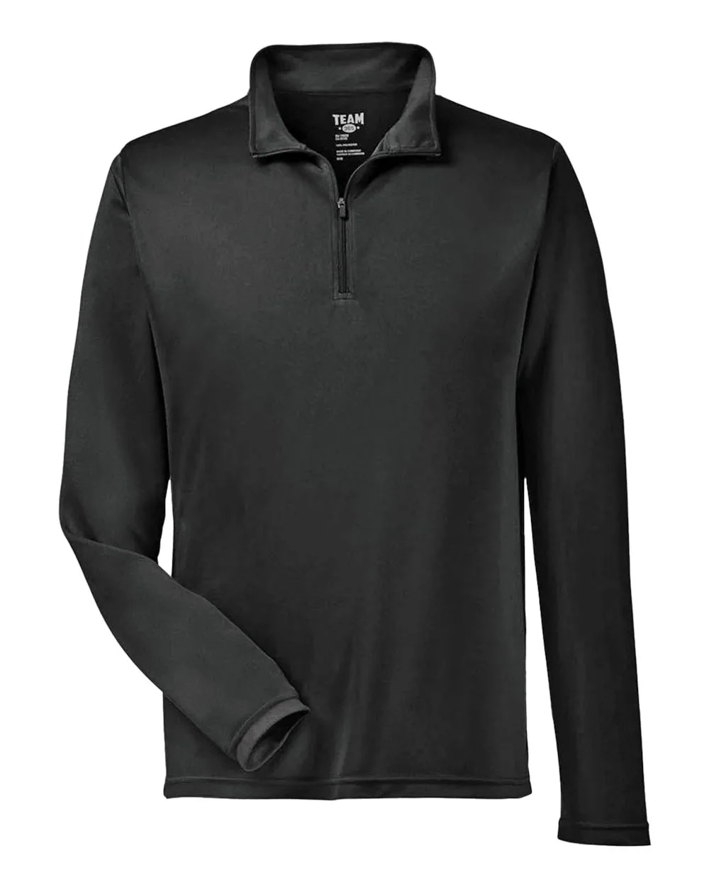 Team 365 TT31 Men's Zone Performance Quarter-Zip Pullover — blank garment, front view