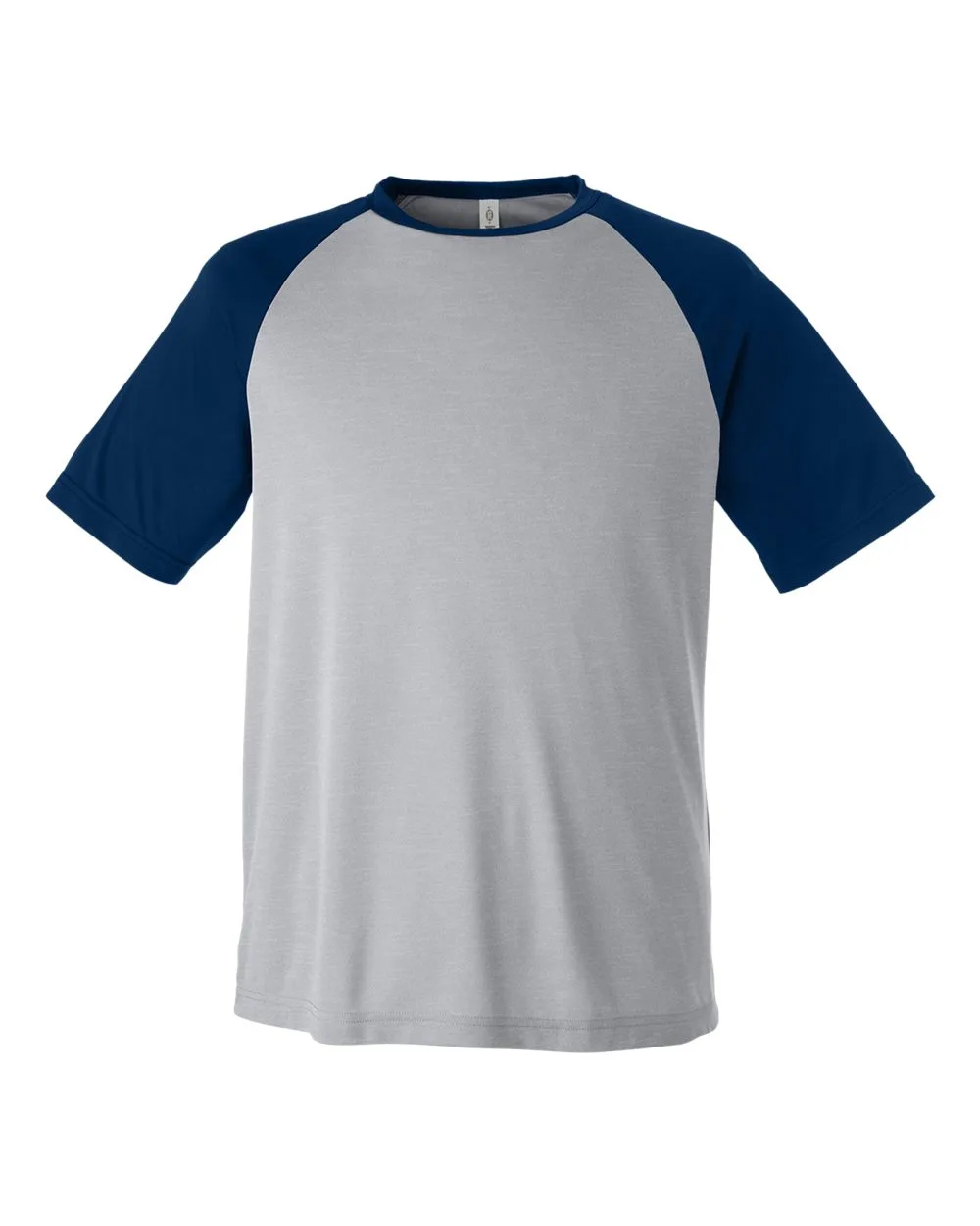 Team 365 TT62 Unisex Zone Colorblock Raglan T-Shirt — blank t-shirt, front view
