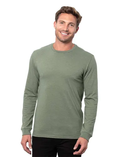 Threadfast Apparel T3001 Unisex Epic CVC Long Sleeve T-Shirt — blank long sleeve tee, front view