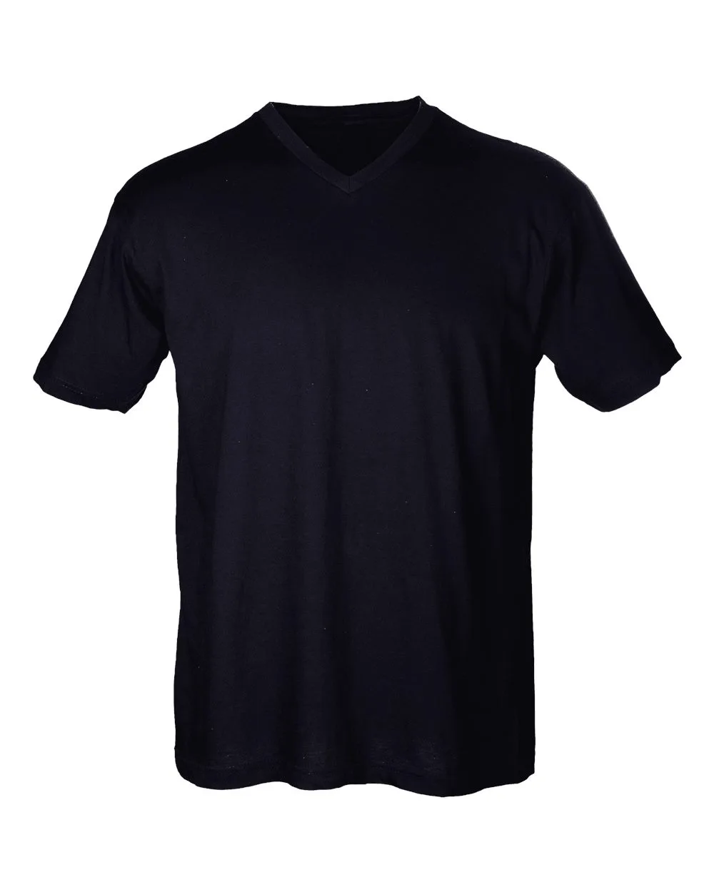 Tultex 206 Men's Fine Jersey V-Neck T-Shirt — blank t-shirt, front view