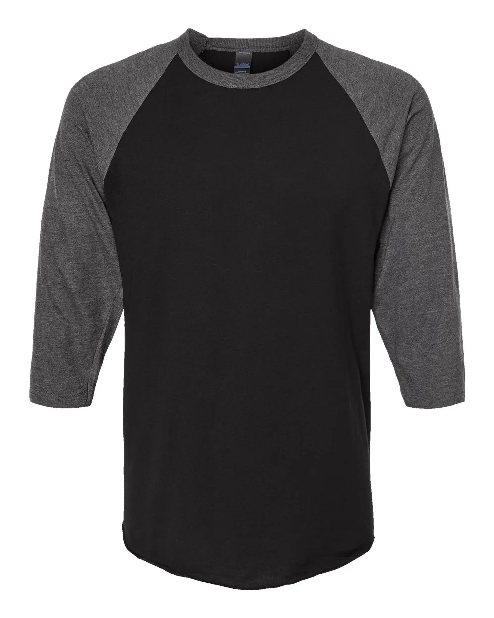 Tultex 245 Unisex Fine Jersey Raglan T-Shirt — blank t-shirt, front view