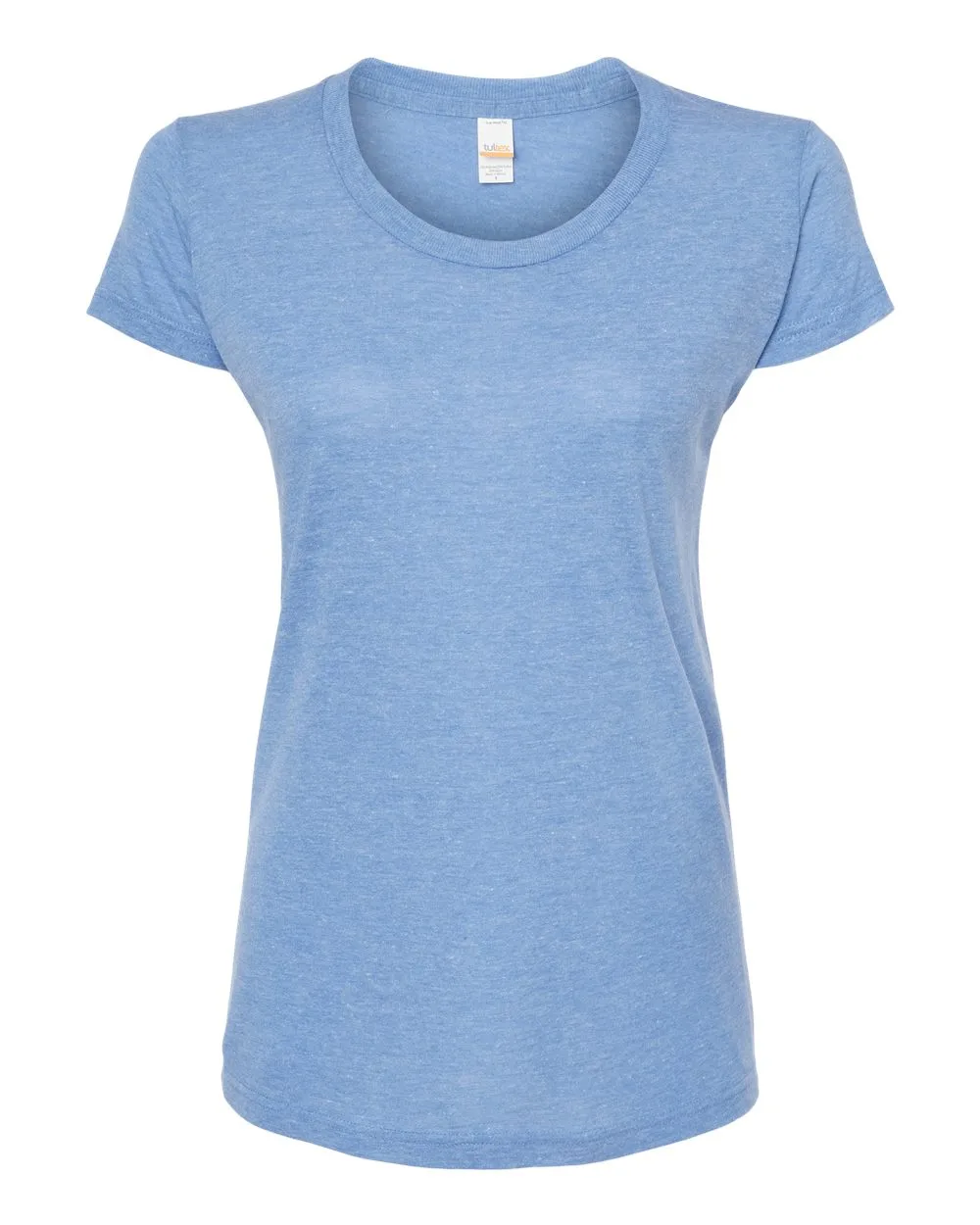 Tultex 253 Women's Tri-Blend T-Shirt — blank t-shirt, front view