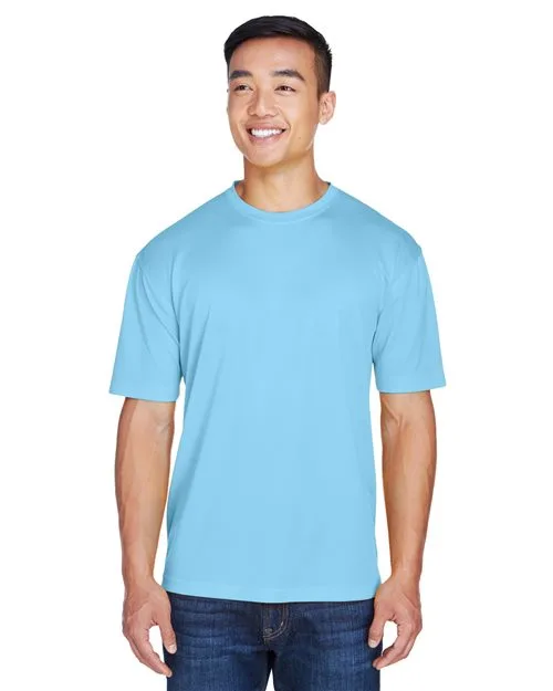UltraClub 8400 Men's Cool and Dry Sport T-Shirt — blank t-shirt, front view
